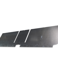 Sheet metal partition below system nest Step XL
